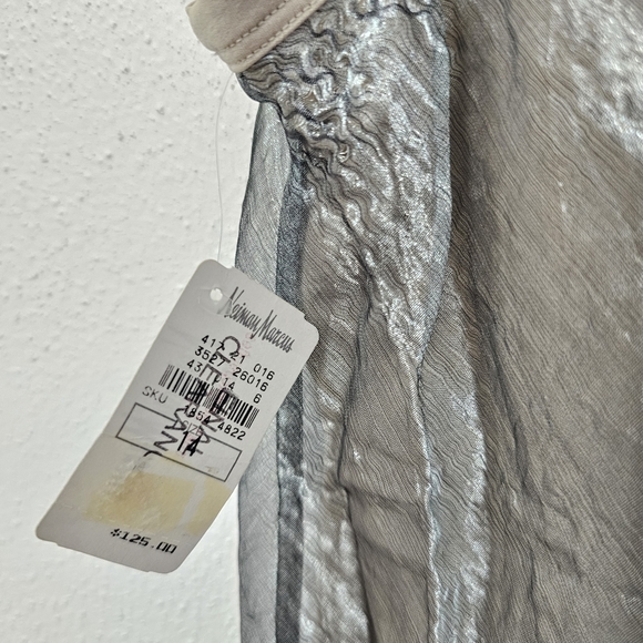 NWT DKNY Iridescent Metallic Patina Rayon/silk Tank Size 14 - Picture 8 of 9